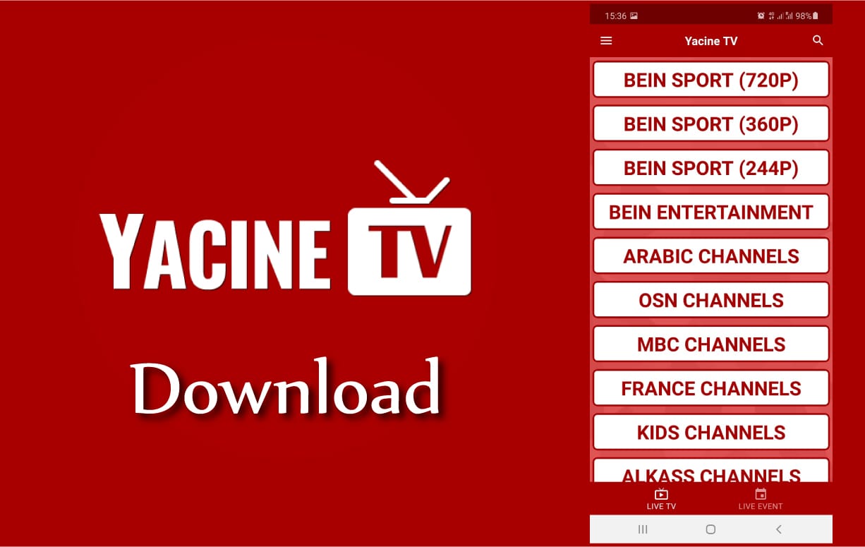 YacineTV  V3 .apk