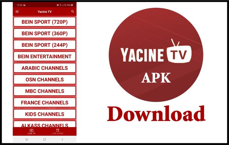 Yacine TV v3.0.7 tanpa player   .apk