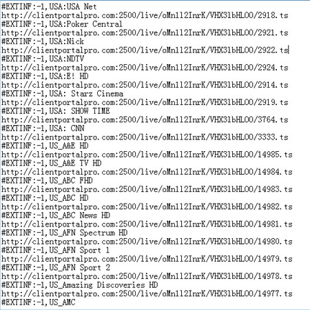 Playlist url m3u Dream IPTV.txt