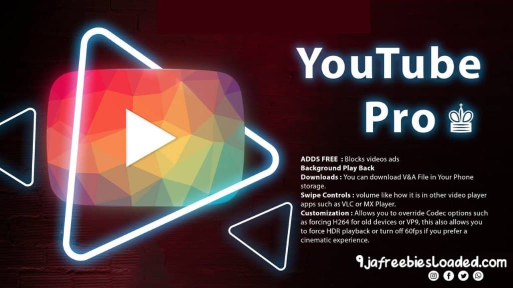 youtube pro .apk