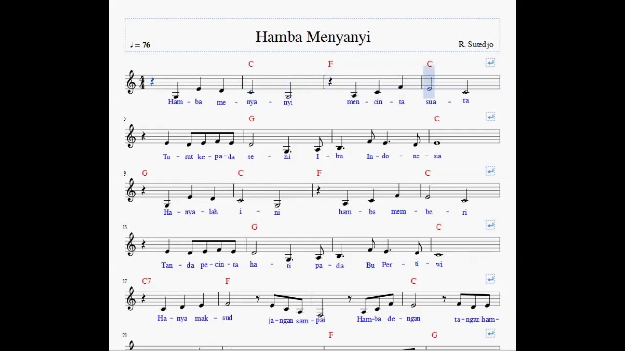 Hamba Menyanyi - Keyboard - C.pdf