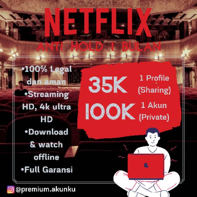 akun NETFLIX PREMIUM sampai 2025.txt