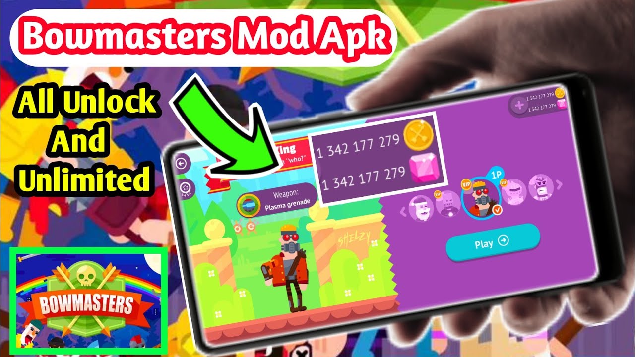 Bowmasters Mod APK Mod Menu Lastest Version .apk