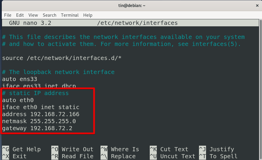 KONFIGURASI INTERFACE NETWORK PADA LINUX DEBIAN 10.pdf