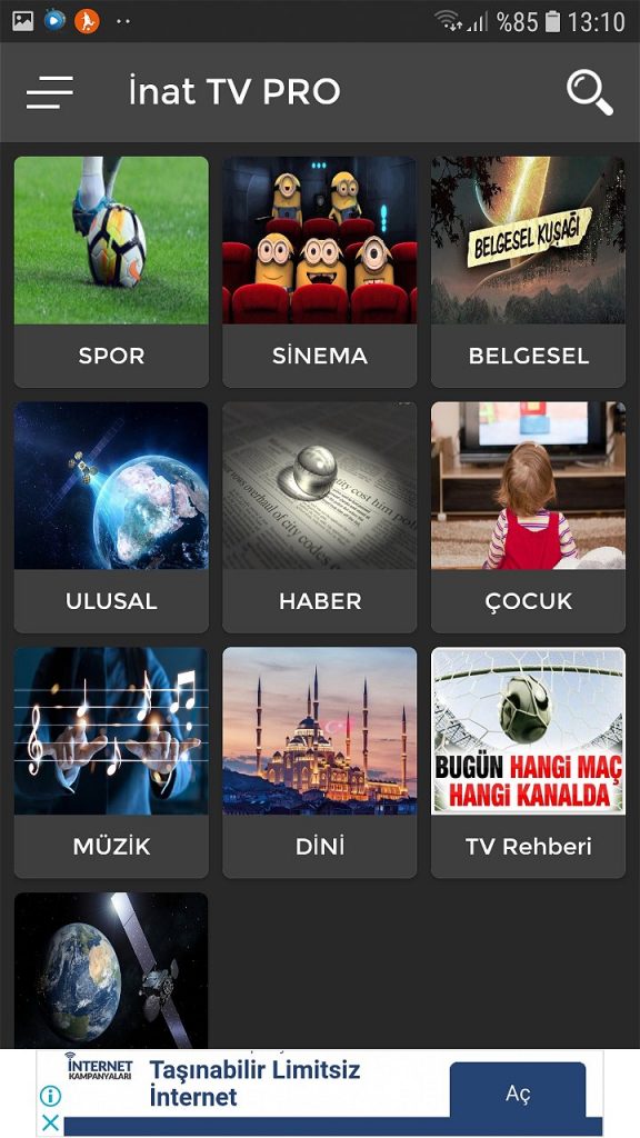 Inat TV APK 15.8 Android i  in   cretsiz   ndir 2024.apk