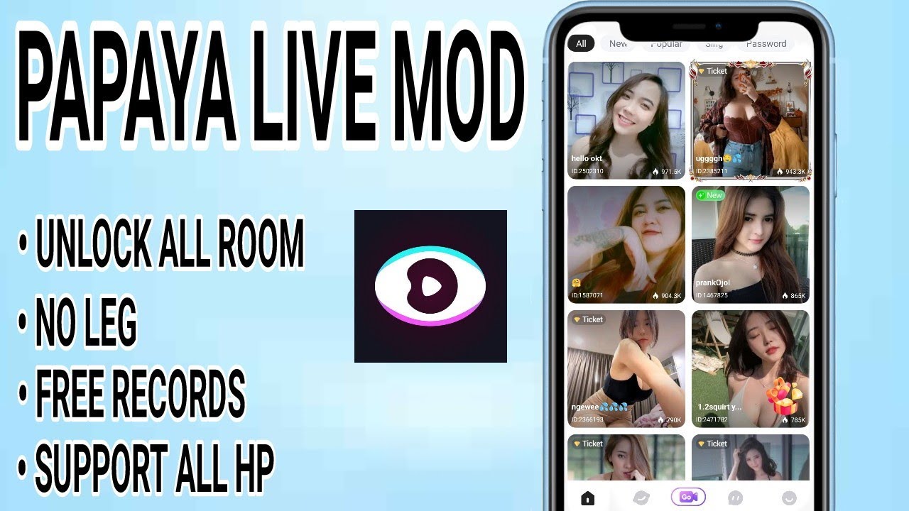 LOVE PAPAYA Live Streaming Indo 2024 MOD 1.4 .apk