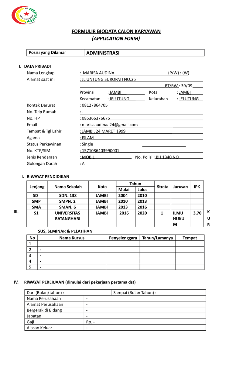 FORM CALON DATA KANDIDAT.doc