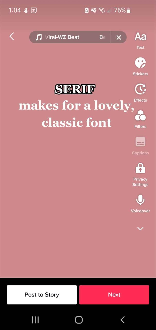 Font Blank TikTok Name .txt