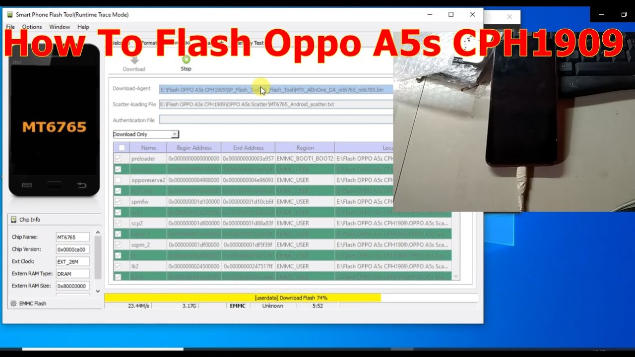 Oppo A5S CPH1909 Flashing Collection Tool.txt