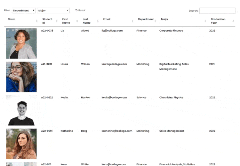 Student Database.txt