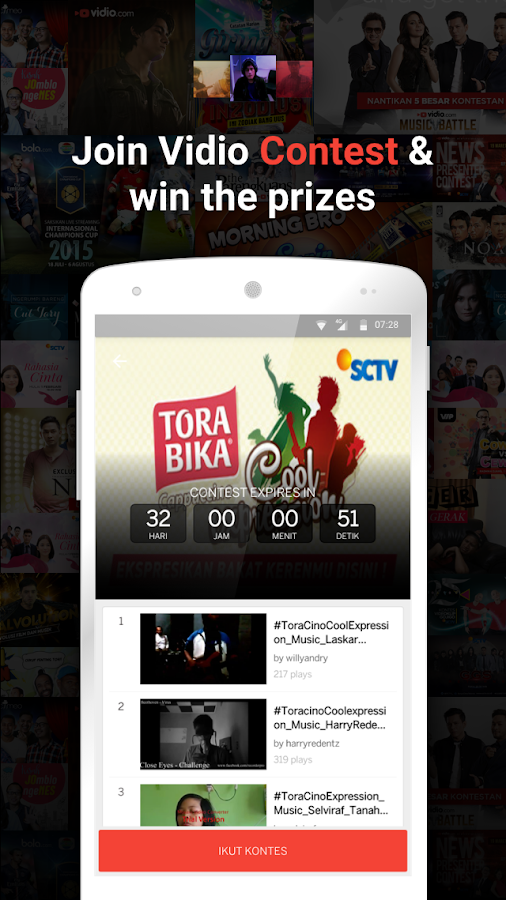 Vidio APP Nonton TV Dan Movie Terbaru Gratis v1.1.0.apk