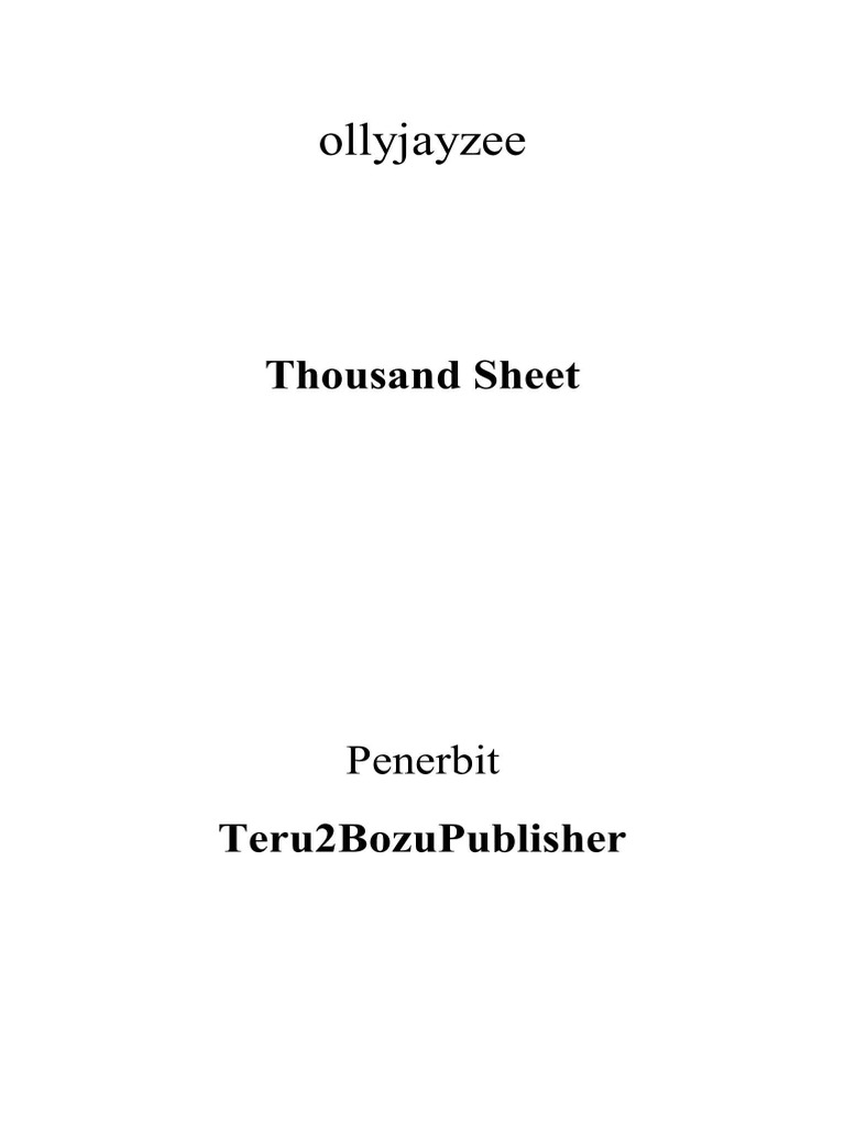 Thousand Sheets by Ollyjayzee.pdf